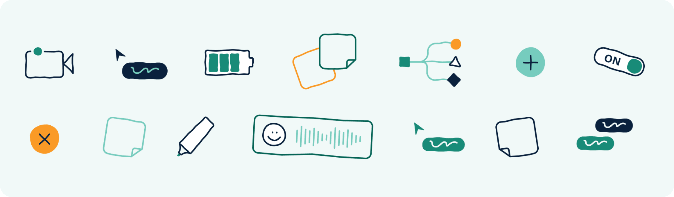 Illustrative branded elements